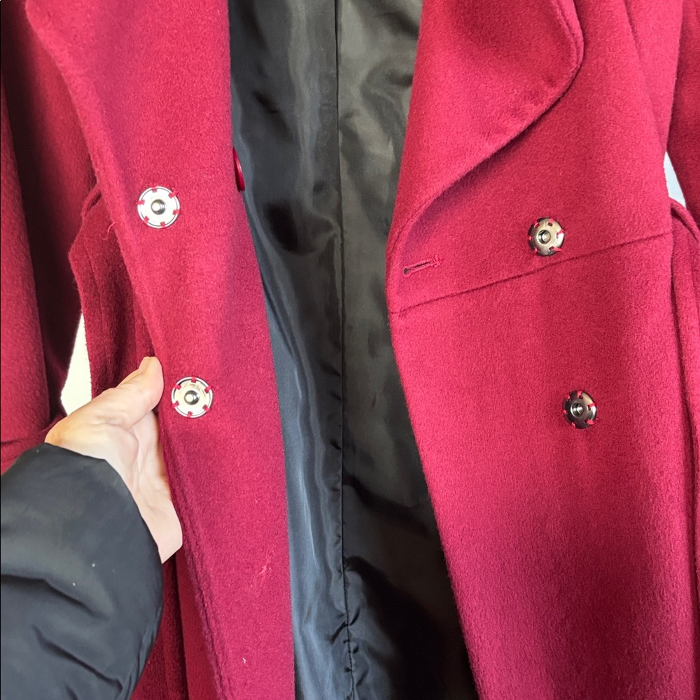 Tahari Wool Coat Size S P - Picture 7 of 14